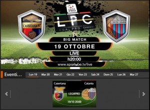 Casertana-Catania: diretta streaming RaiSport1 e Sportube, ecco come vederla