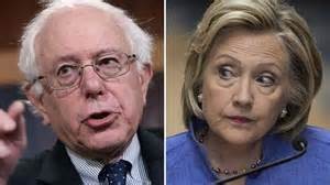 Bernie Sanders e Hillary Clinton