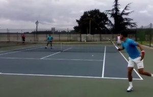 VIDEO YOUTUBE Novak Djokovic, rovescio no-look