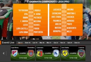 Lupa Roma-Pontedera: streaming diretta live Sportube, ecco come vederla