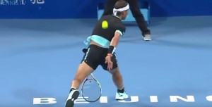Nadal, tweener durante sfida con Djokovic 
