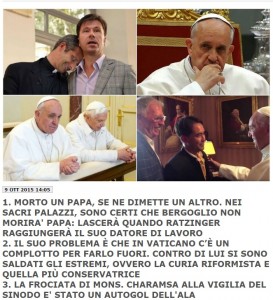 Dagospia: Papa Francesco? Complotto Vaticano per farlo fuori