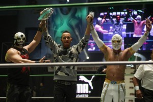 Lewis Hamilton wrestler: dalla F1 al ring in Messico VIDEO
