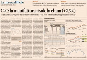Italia ottava potenza industriale. Squinzi: la recessione è finita