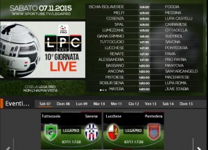 Lucchese-Pontedera: streaming diretta live Sportube, ecco come vederla