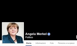 Attentati Parigi. Merkel su Facebook sfondo nero per la foto