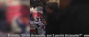 Brunetta a Porta Portese: "5 calzini a 17 €? Troppi"