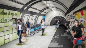 Londra, piste ciclabili i tunnel in disuso del Tube2