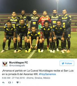 Murciélagos, la formazione la scelgono i tifosi attraverso una votazione su Twitter
