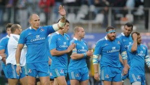 Sei Nazioni di Rugby, gli azzurri nella foto Ansa