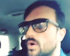 Marco Prato canta in auto. VIDEO Facebook diventa virale