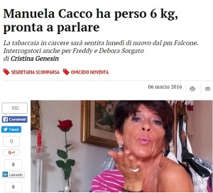 Isabella Noventa, Manuela Cacco perde 6 kg: "Dirò la verità"