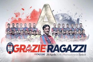 Crotone in Serie A: prima storica promozione per club