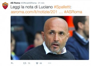 Lite Spalletti-Totti. Striscione tifosi pro capitano ma tecnico smentisce