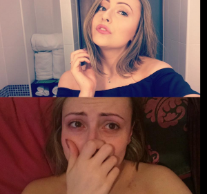 Selfie durante un attacco di panico: la sfida di Amber Smith