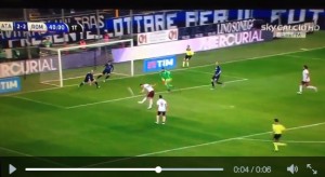 Atalanta-Roma, Dzeko video gol fallito a porta vuota