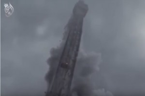 VIDEO YouTube Isis: crollo Torre Eiffel, minacce a Roma...