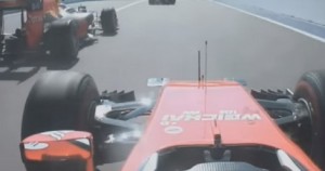  Vettel furioso via radio dopo l'incidente: "F***k!"