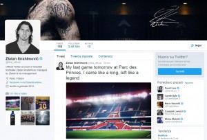 Zlatan Ibrahimovic, tweet addio al Psg. Ora Milan?