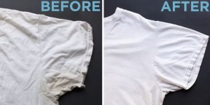 VIDEO come togliere le macchie di sudore dalle magliette