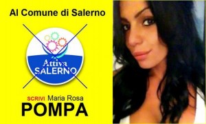 Salerno, "Vota Pompa": la candidata e quel cognome che...