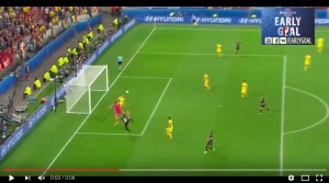 Sadiku: VIDEO gol Romania-Albania 0-1