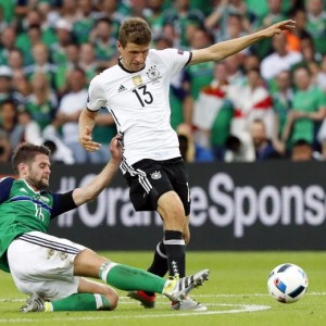 Irlanda del Nord-Germania 0-1. Video gol highlights, foto