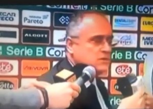 YOUTUBE Claudio Lotito sbotta coi giornalisti: "Salernitana in b..."