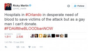 Strage Orlando, Ricky Martin: "Non posso donare sangue perché gay"