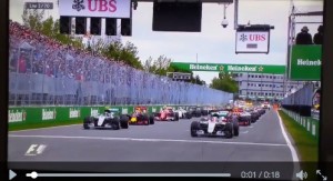 Vettel, video partenza Gp Canada F1