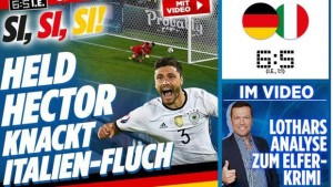 Italia-Germania, la stampa tedesca: "Finalmente..."