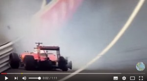 YOUTUBE Vettel: gomma esplode, va a sbattere (F1, Gp Austria)