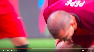 Pepe vomita (VIDEO) dopo Portogallo-Francia 1-0 Euro 2016