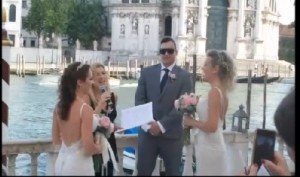 Giorgia e Tobi, nozze gay a Venezia VIDEO 