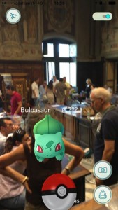 Pokemon a Viterbo: Consiglio comunale deserto, ma c'è Bulbasaur FOTO
