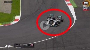 Hamilton-Rosberg: scintille all'ultimo giro
