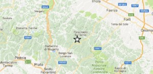 Terremoto tra Firenze e Bologna: epicentro in Toscana