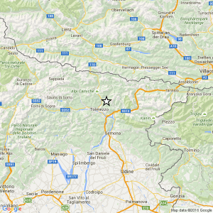 Terremoto Udine, due scosse in un'ora tra Amaro e Tolmezzo