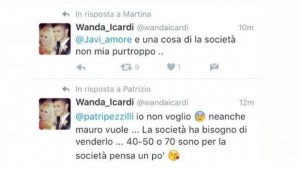 Wanda Nara sfonda Inter su Twitter: poi cancella tutto... FOTO