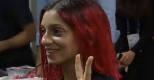 Rio 2016, Rossella Fiamingo si tinge capelli di rosso4