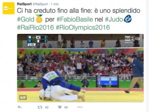 Rio 2016, Fabio Basile oro storico nel judo: è il 200° alle Olimpiadi. VIDEO  