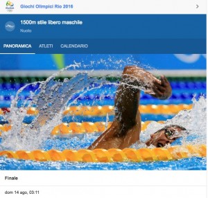 Rio 2016, Gregorio Paltrinieri-Gabriele Detti: streaming-diretta tv-orario, dove vedere Olimpiadi nuoto