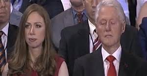 Bill Clinton sonnecchiante