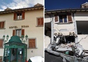 Terremoto Amatrice, hotel Roma com'era e com'è: dentro 70 turisti
