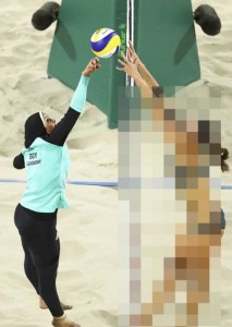 Rio 2016. Beach volley censurato in Iran: pixel e.. FOTO