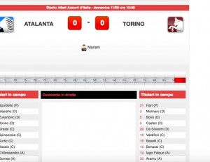 Atalanta-Torino: diretta live su Blitz. Formazioni ufficiali dopo le 14