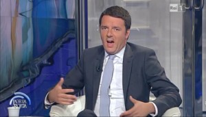 Matteo Renzi a Porta a Porta
