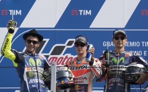 MotoGp, Dani Pedrosa primo a San Marino. Dietro Valentino Rossi e Lorenzo