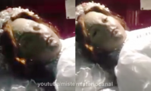 Santa bambina morta 300 anni fa apre occhi improvvisamente