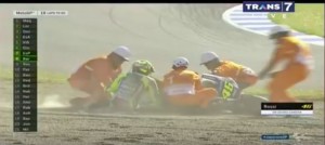 YOUTUBE Valentino Rossi incidente e caduta Motegi (MotoGp VIDEO)